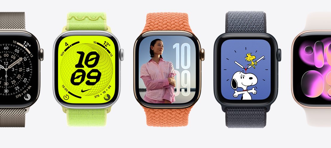 Carátulas de Apple Watch: Orientación, Nike, Fotos, Snoopy, Responsive Art