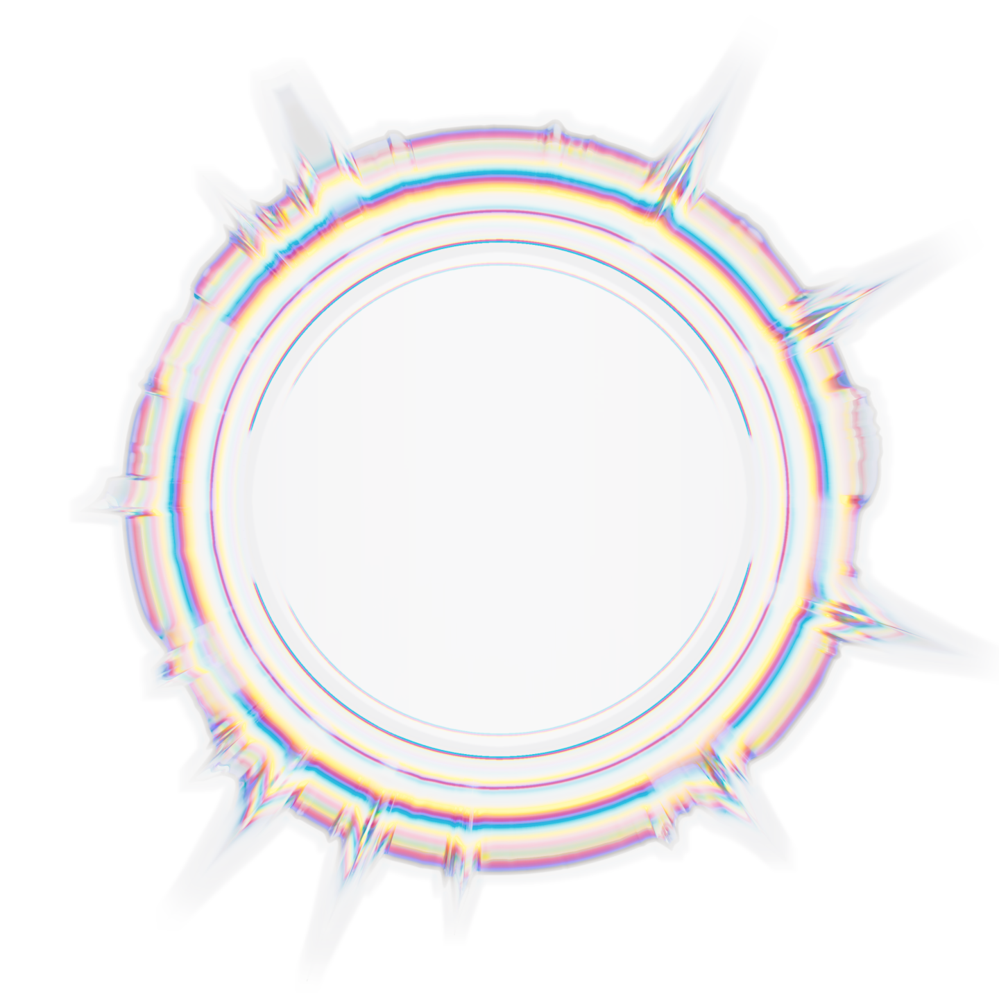 Garso ratilai, tekstas centre: Išmanusis triukšmo valdymas. Geriausia girdėti geriausią.