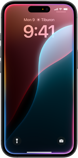 Varios dispositivos iPhone con distintas prestaciones de Apple Intelligence en la pantalla se desplazan de izquierda a derecha.