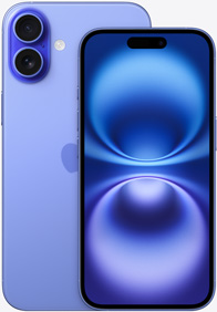iPhone 16 en azul ultramar