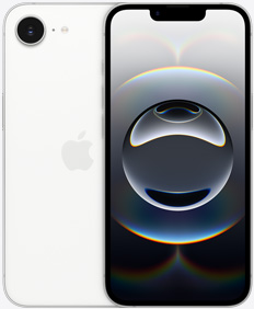 iPhone 16e en blanco