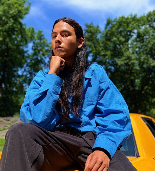 Photo of a person taken with next-generation portraits camera feature