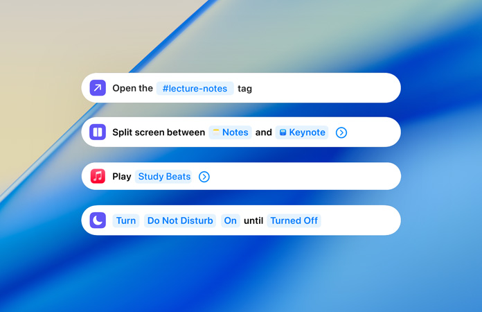 أربعة أمثلة عن الاختصارات